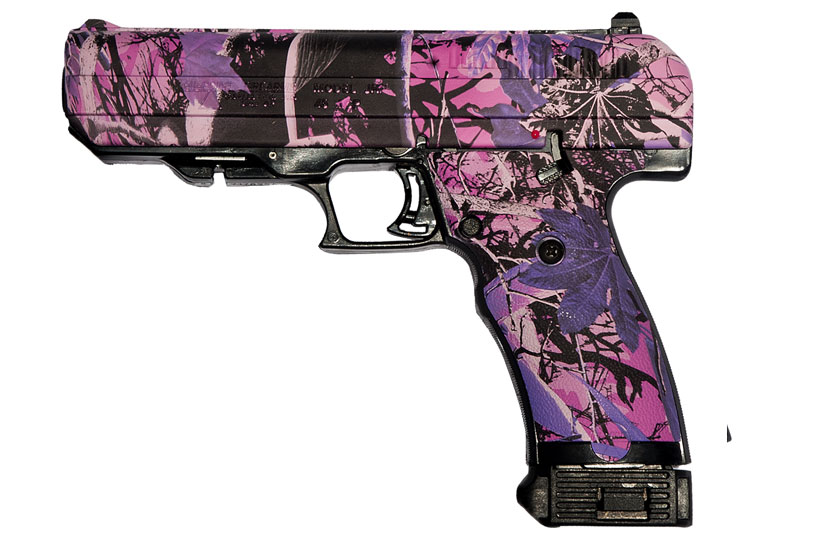 Hi-Point Firearms 45ACP handgun pink camo Model JHP 45 Camo PI